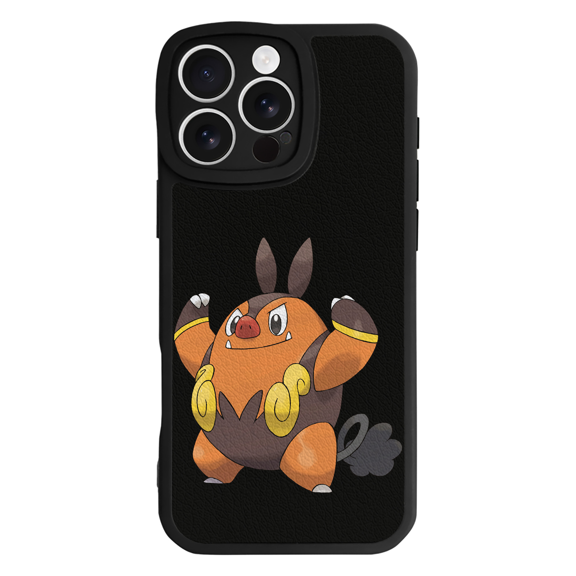 （画像用） ポケットモンスター Pokémon 【iPhone 16シリーズ対応】シリコンスマホケース（レザー調） 材質：シリコン